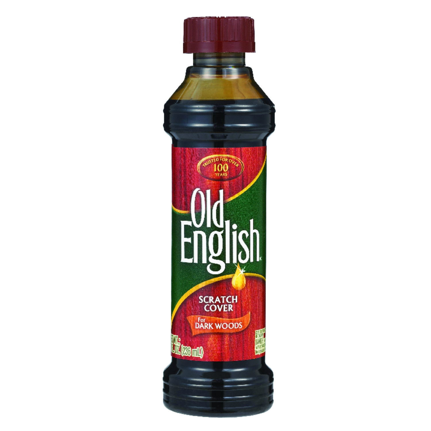 8 Oz. Scratch Cover Polish For Dark Wood - Liquid Formula