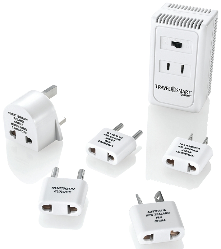 Travel Smart 1875w Foreign To Us Voltage Converter Set With Adapter Plugs