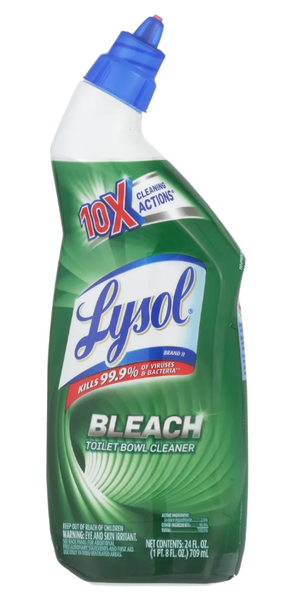 24 Oz. Toilet Bowl Cleaner With Bleach - Powerful Disinfectant & Cleaner