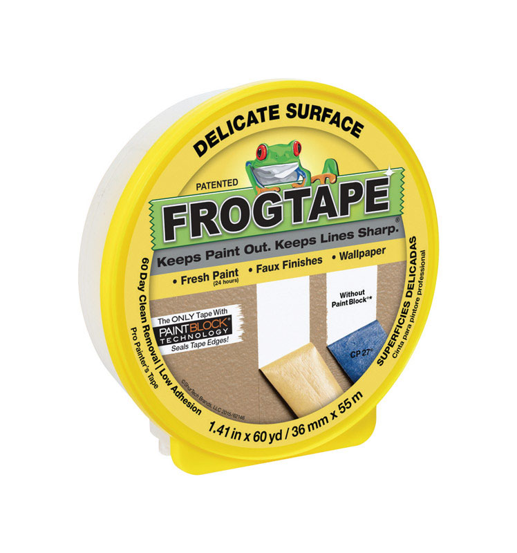 FrogTape 1.41 In. x 60 Yd, Delicate Surface Masking Tape