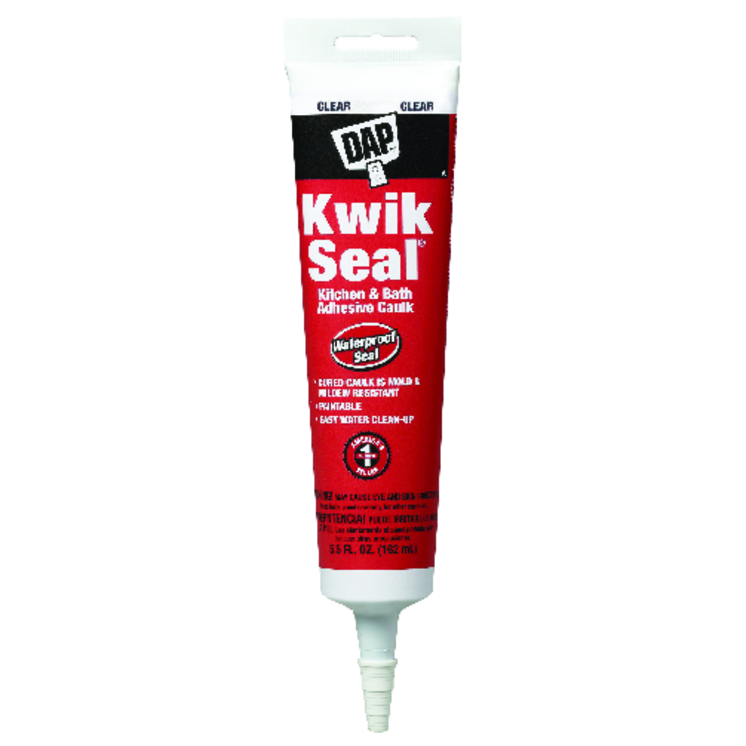 Kwik Seal Tub/Tile Adhesive Caulk, 5.5-oz.
