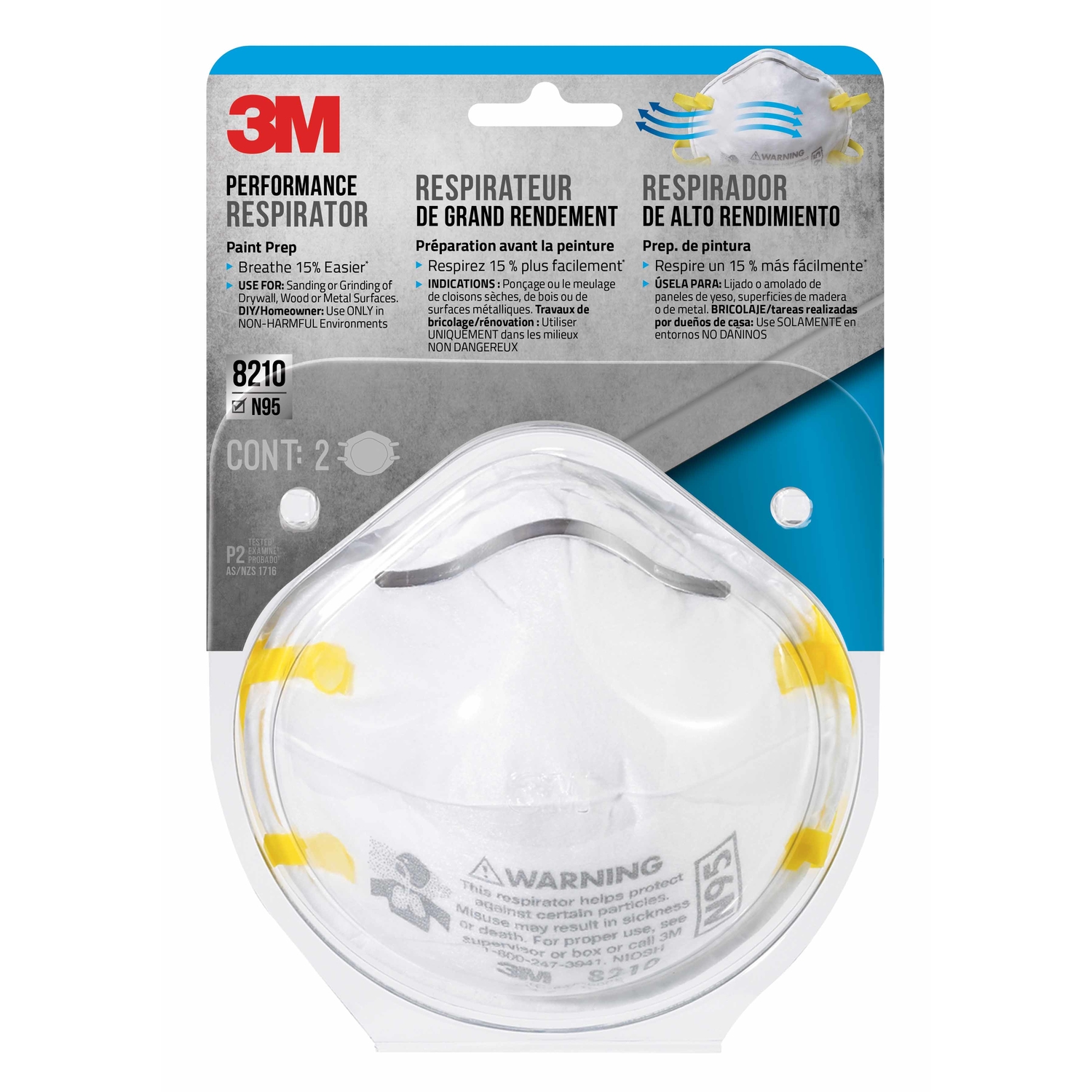 3M N95 Performance Particulate Respirator for Paint Prep