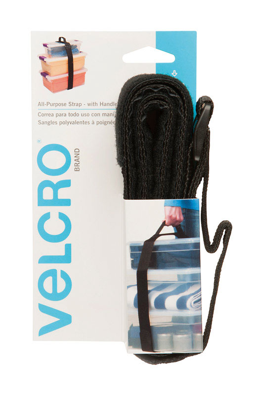 VELCRO Brand Black 6 Ft. All Purpose Tie Down Strap