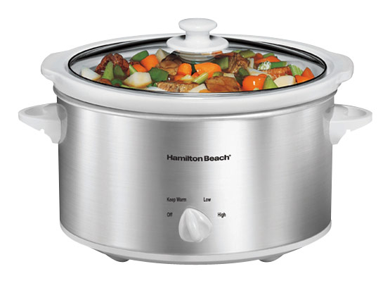 4 Quart Oval Slow Cooker Model 33140v Stainless Steel