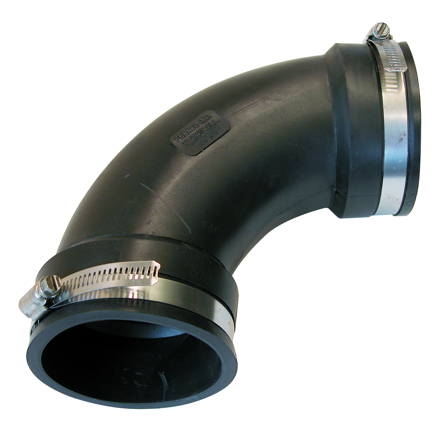 Fernco Flexible 3 In. 90 Deg. Flexible Repair PVC Sewer & Drain Elbow (1/4 Bend)