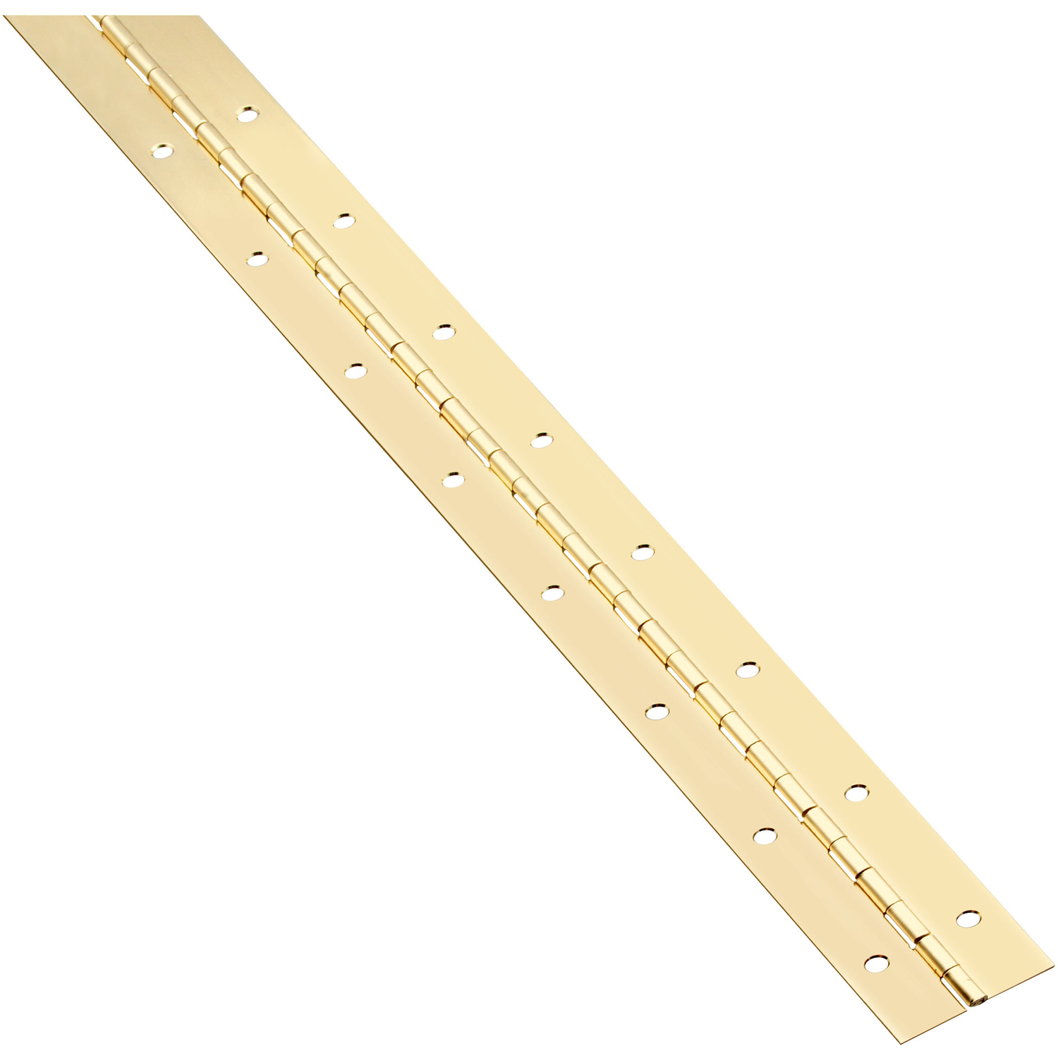 National Hardware Steel 1-1/2 In. x 48 In. Bright Brass Continuous Hinge