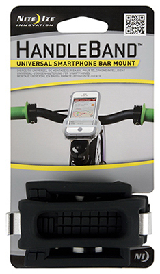 Universal Smartphone Bike Mount, Hdb-01-r3, Black Silicone Handleband
