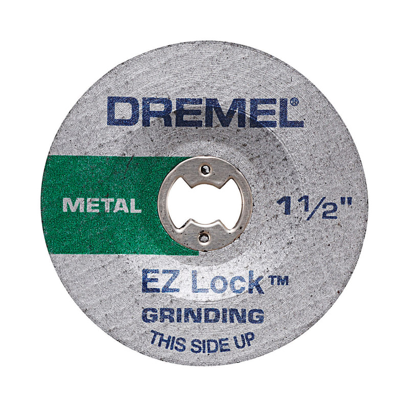 Ez Lock Aluminum Oxide Grinding Wheel 1-1/2 In. Diameter, Model Ez541gr