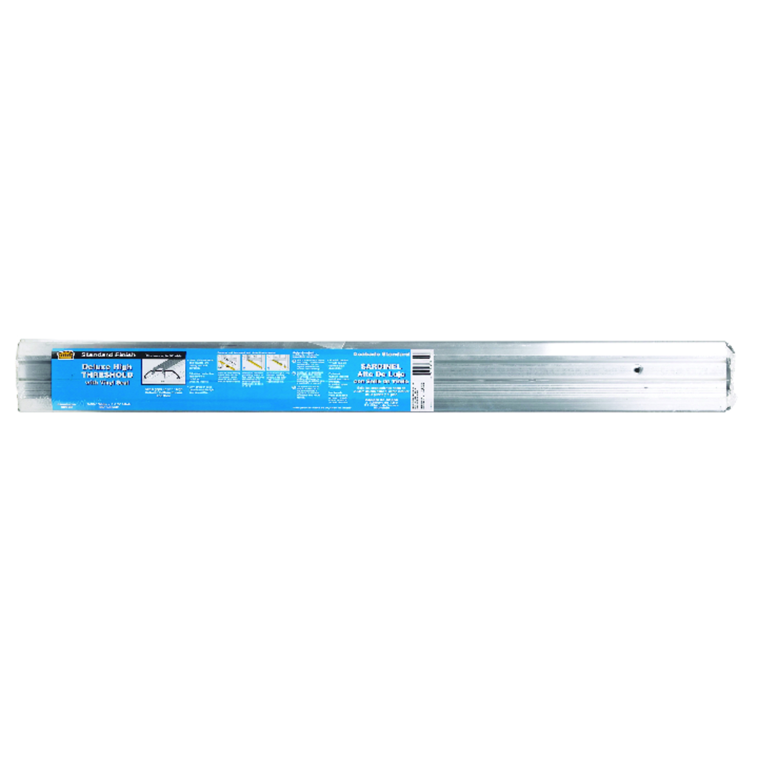 36" L X 3-3/4" W X 1-1/8" H Aluminum Deluxe High Threshold