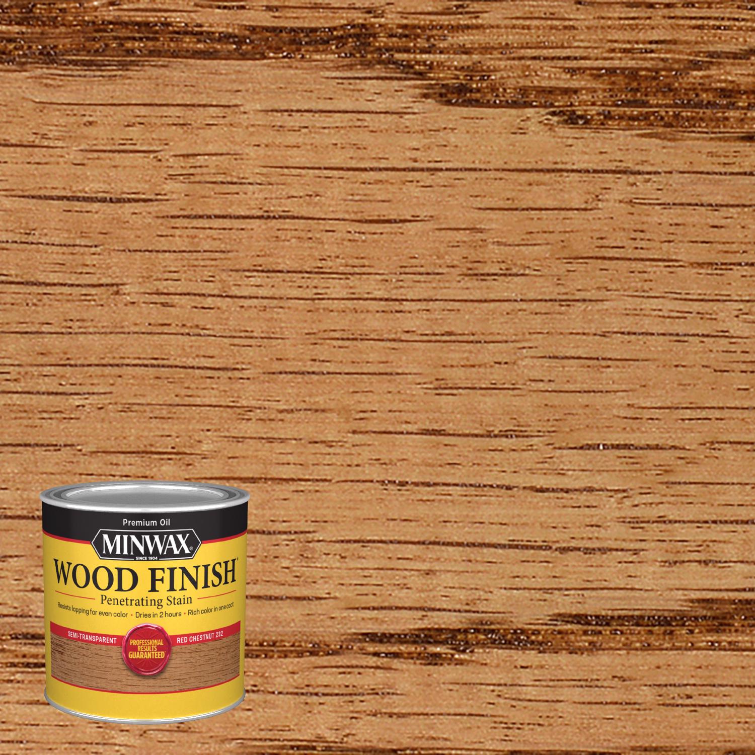 Red Chestnut Wood Finish, 1/2 Pt.