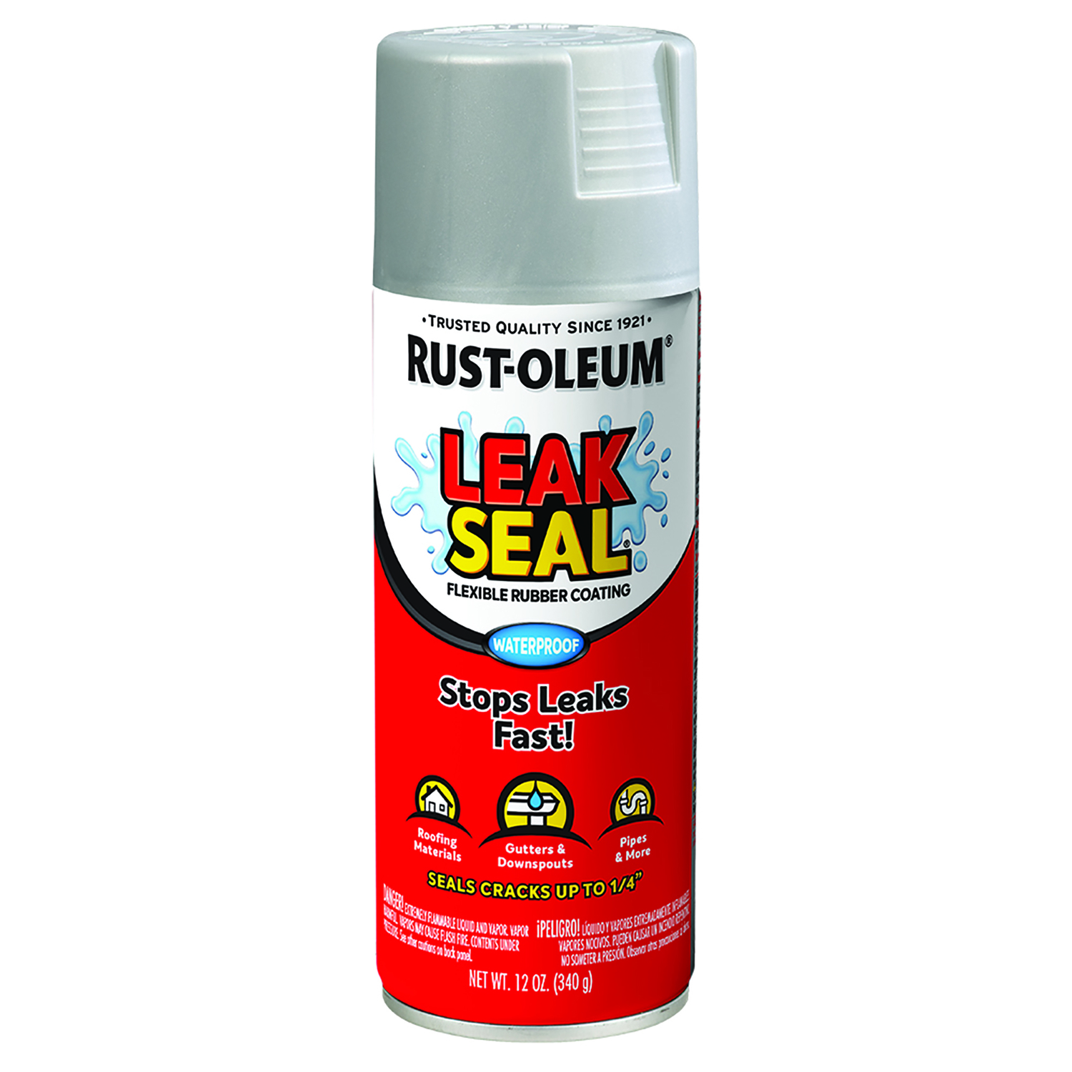 LeakSeal Spray Coating, Aluminum, 12-oz.