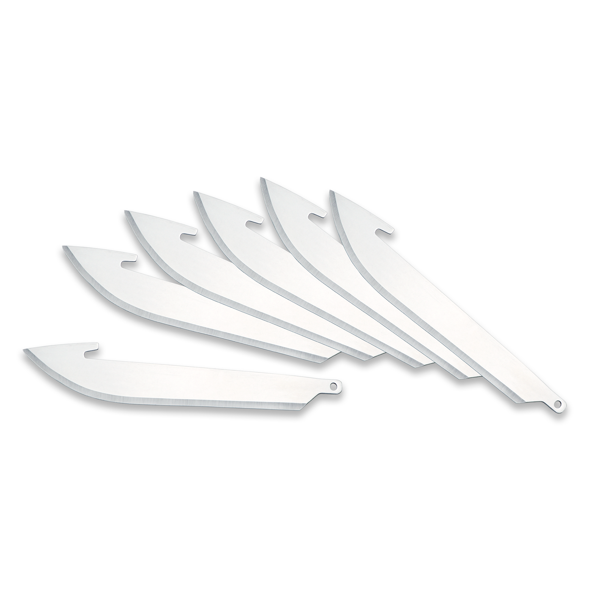 Outdoor Edge Razor-Lite Japanese 420J2 Stainless Steel 3.5 In. Replacement Blade (6-Pack)