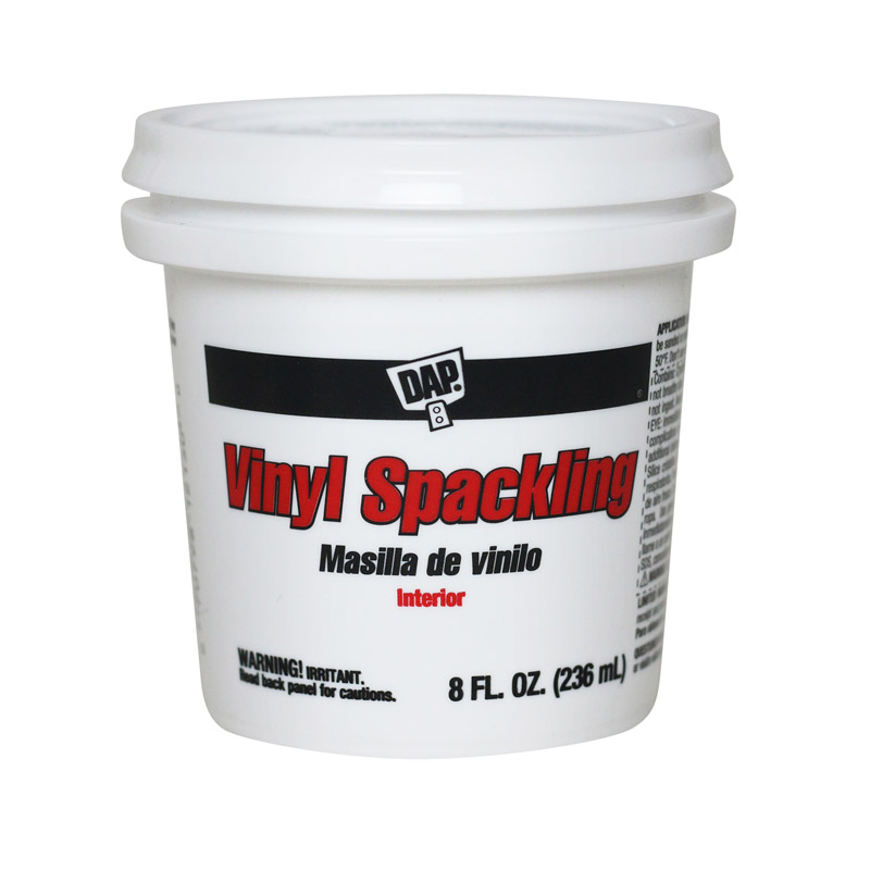 Vinyl Spackling Paste, 1/2-Pint