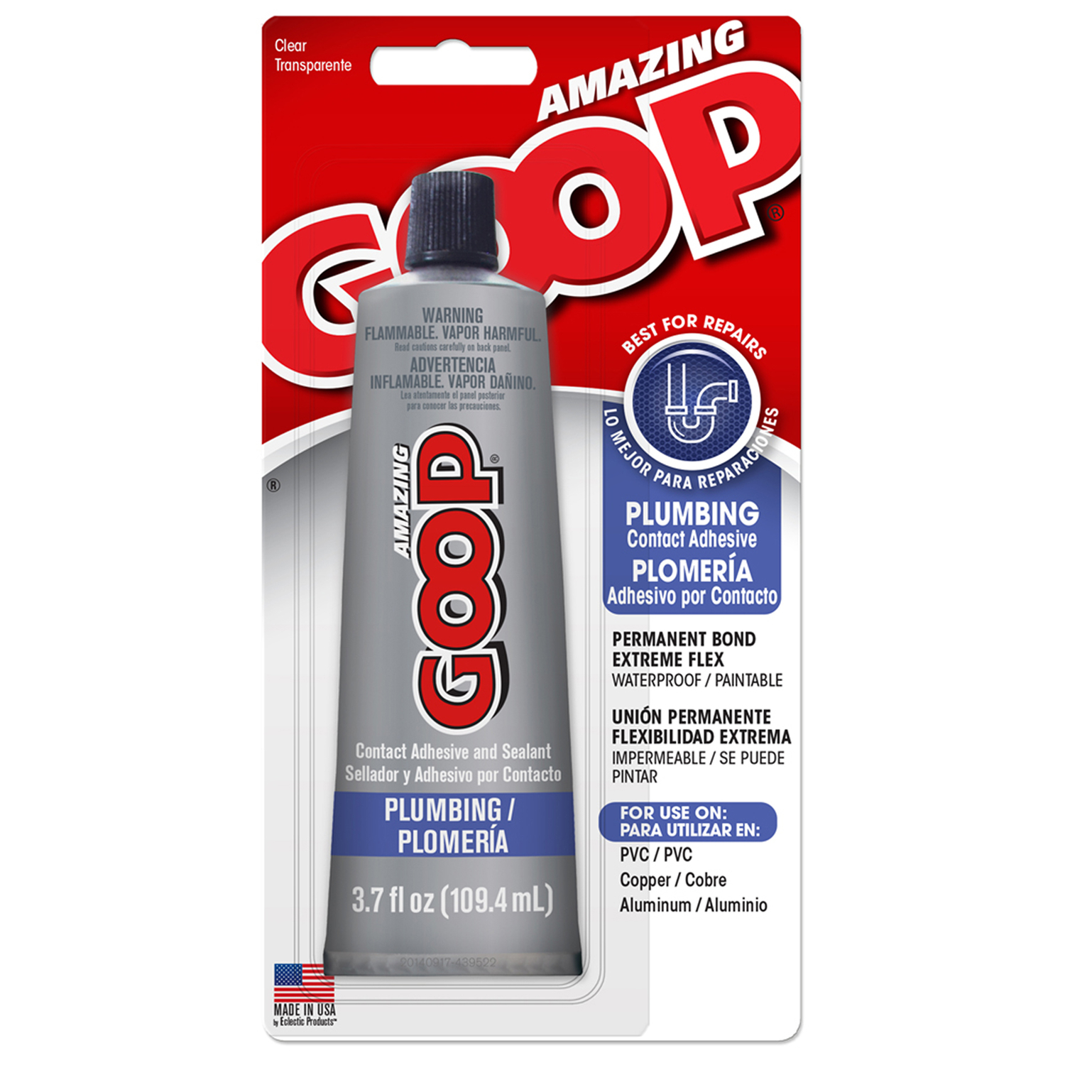 3.7 Oz. Plumbing Multi-purpose Adhesive And Sealant