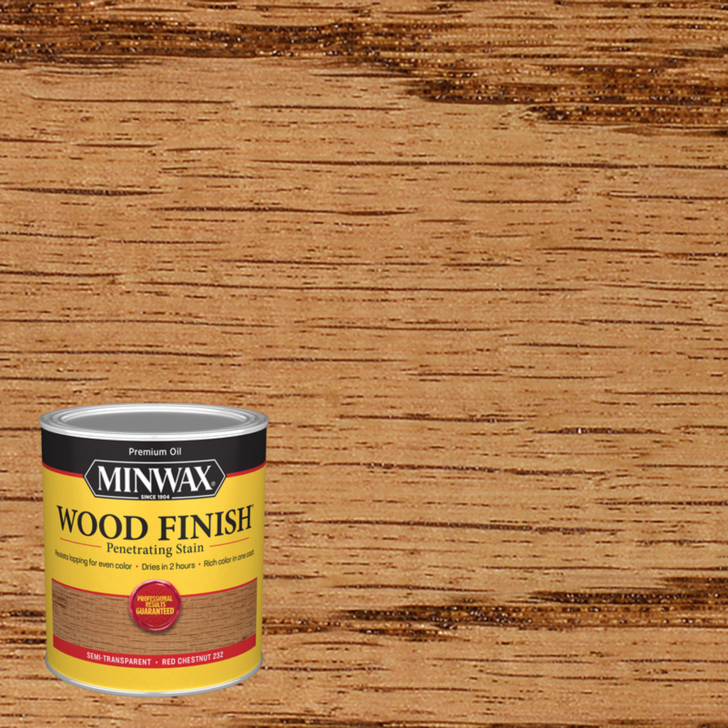 Red Chestnut Wood Finish, Qt.