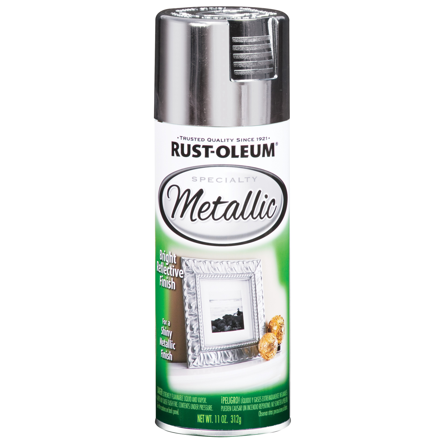 Specialty 11 Oz. Metallic Satin Spray Paint, Brilliant Silver