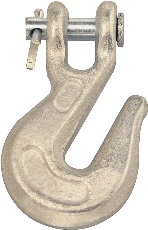 Clevis Grab Hook, Zinc-Coated, 3/8 In.