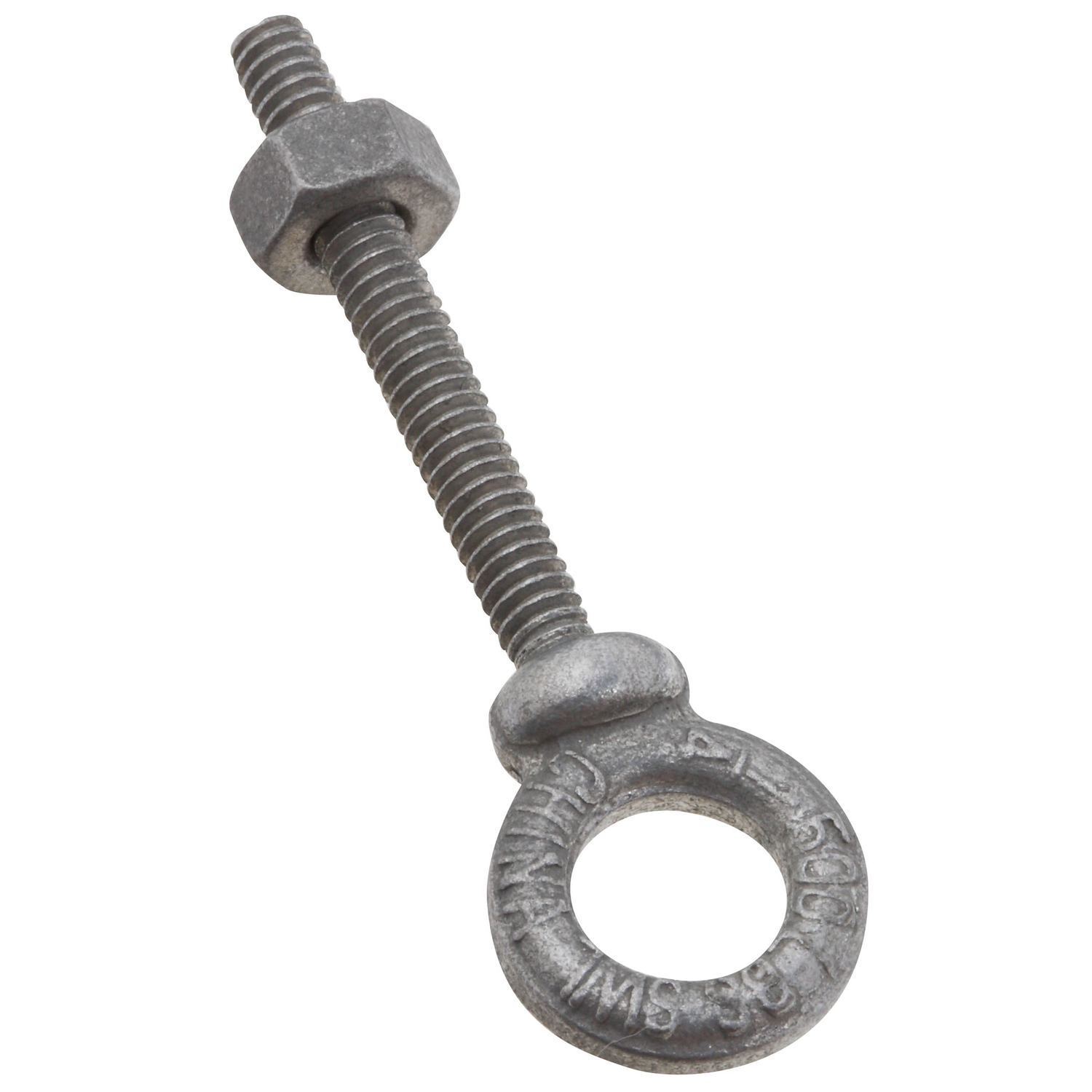 Forged Eye Bolt, Galvanized, 1/4 x 2 In.