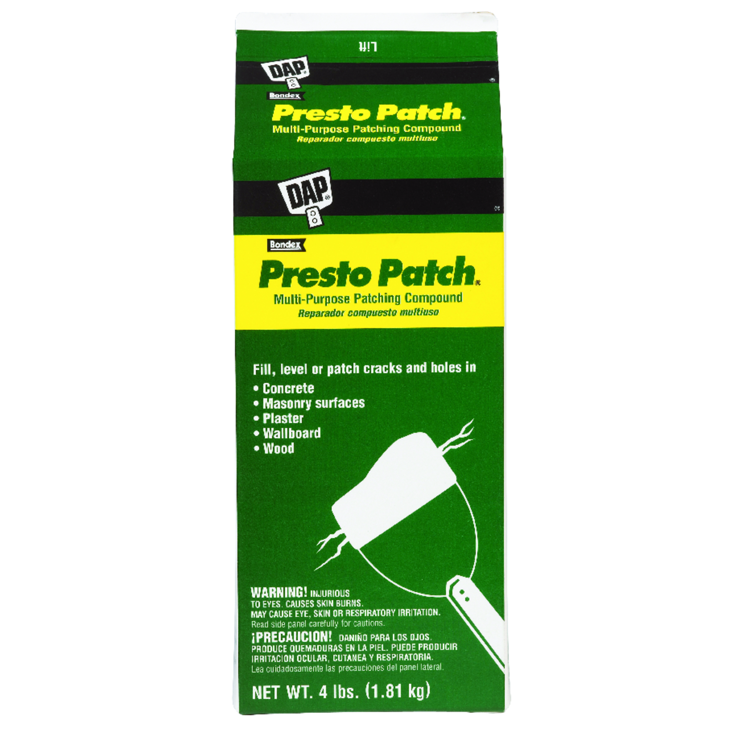 Dry Mix Patching Compound, 4-Lb.