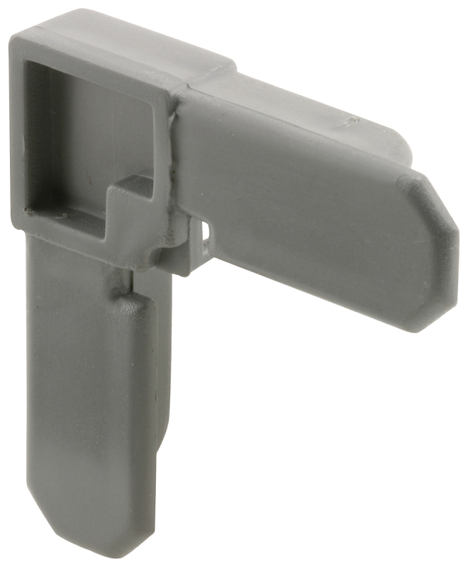 Prime-Line 3/4 In. x 5/16 In. Gray Plastic Frame Corner (4-Count)