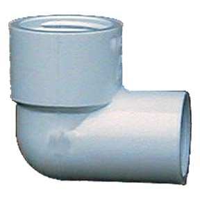 Charlotte Pipe 1 In. Slip x 3/4 In. Female Schedule 40 90 Deg. PVC Elbow (1/4 Bend)