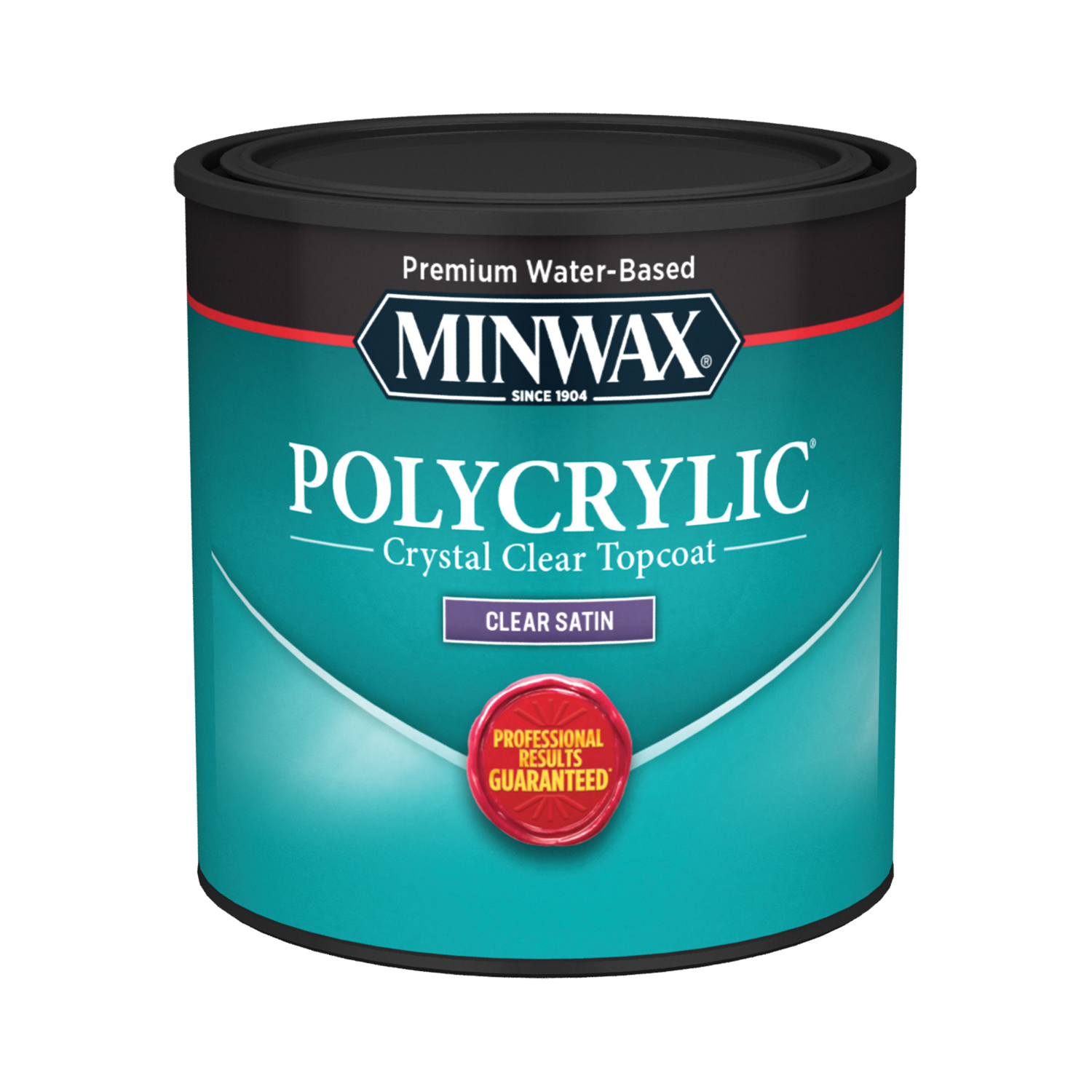 Polycrylic Protective Finish, Satin Clear, 1/2 Pint