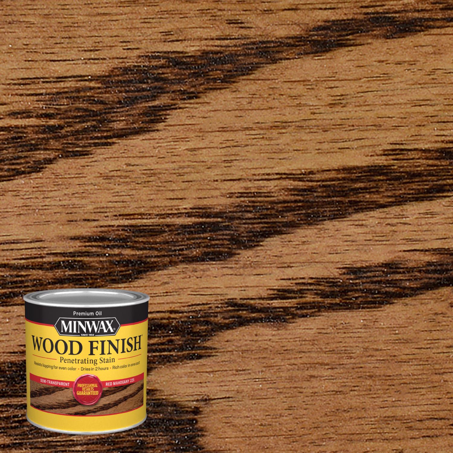 Red Mahogany Wood Finish, 1/2 Pt.