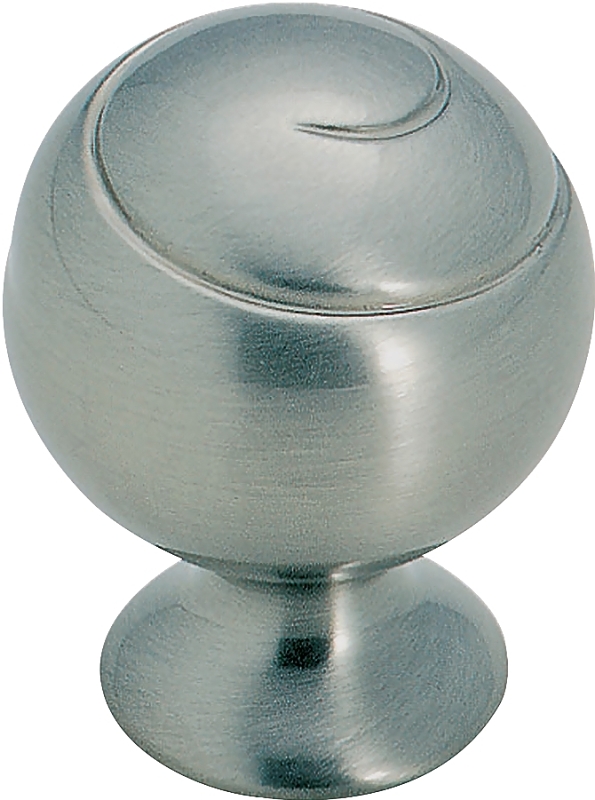 Amerock Swirl'Z Satin Nickel Spiral 1-1/8 In. Cabinet Knob