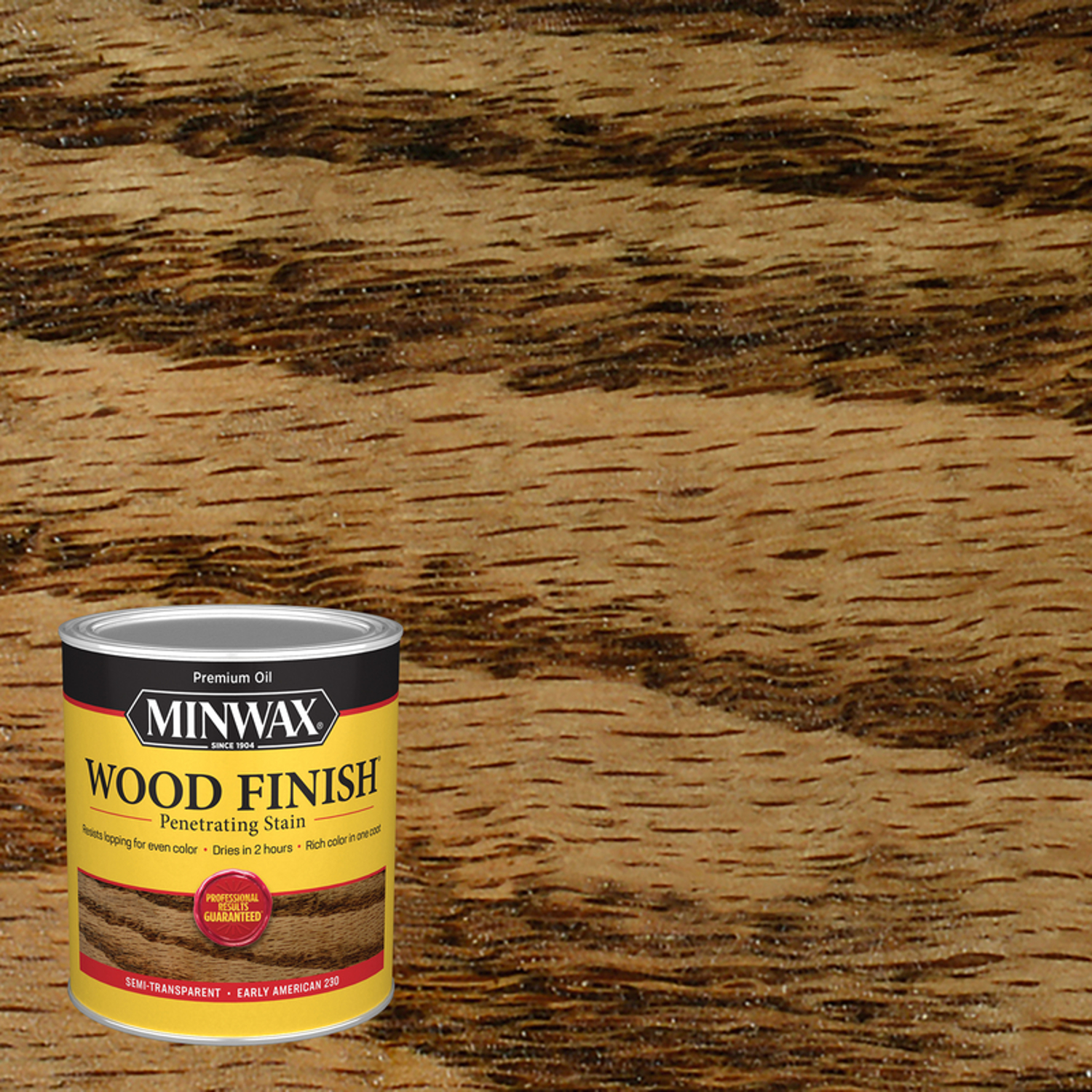 Wood Finish Penetrating Stain, Early American, 1 Quart Oil-based
