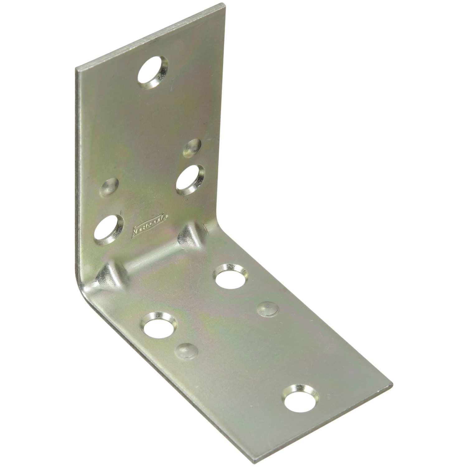 National Hardware 2-1/2 In. x 1-1/2 In. Double Wide Zinc Corner Brace (2-Count)