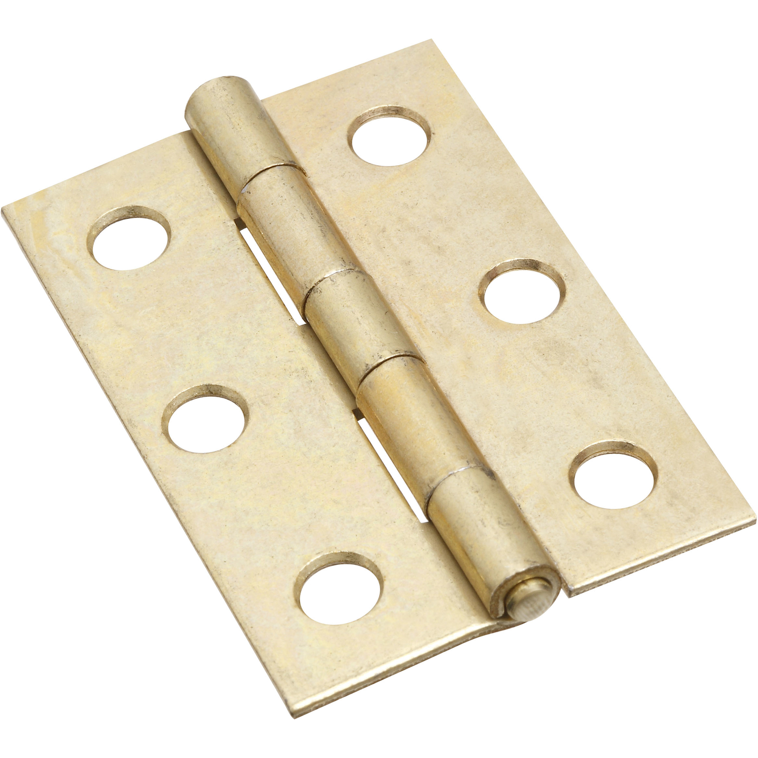 National Hardware 2-1/2 In. Brass Tight-Pin Narrow Hinge (2 Count)