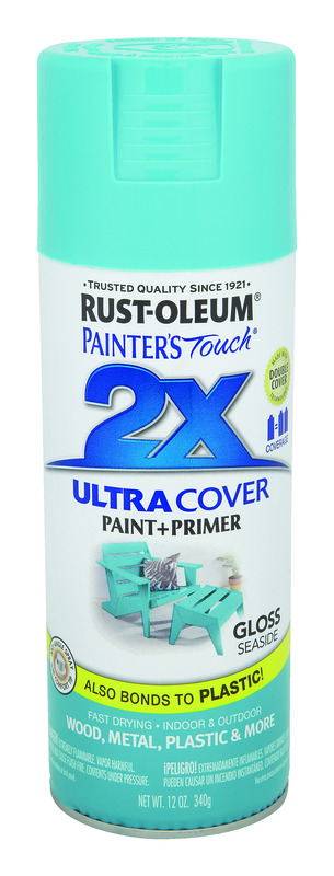 Painter's Touch 2x Ultra Cover 12 Oz. Gloss Spray Paint, Seaside