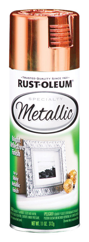 Specialty Metallic Spray Paint, Copper, 12-oz.