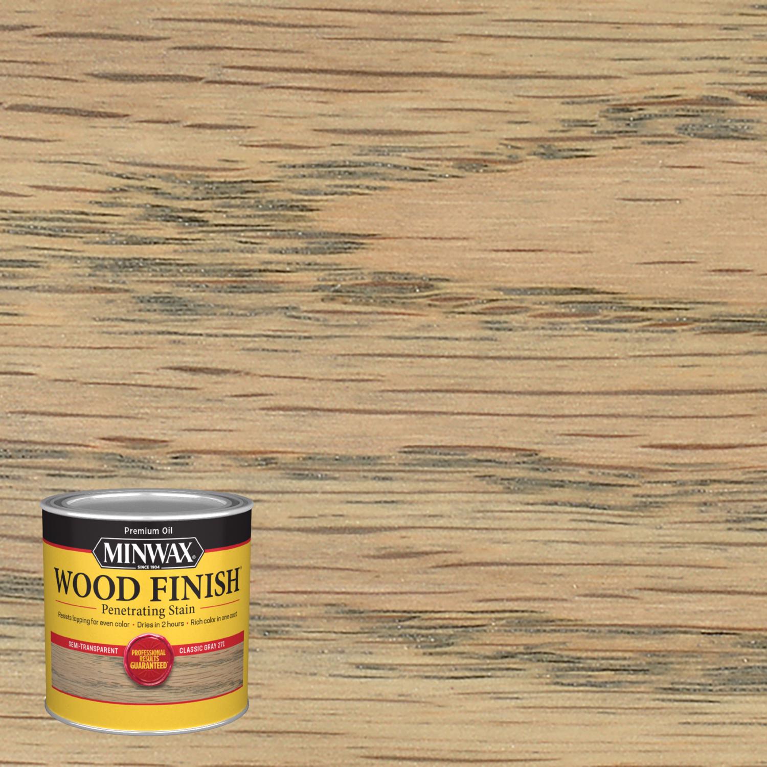 Wood Finish, Classic Gray, 1/2 Pt.