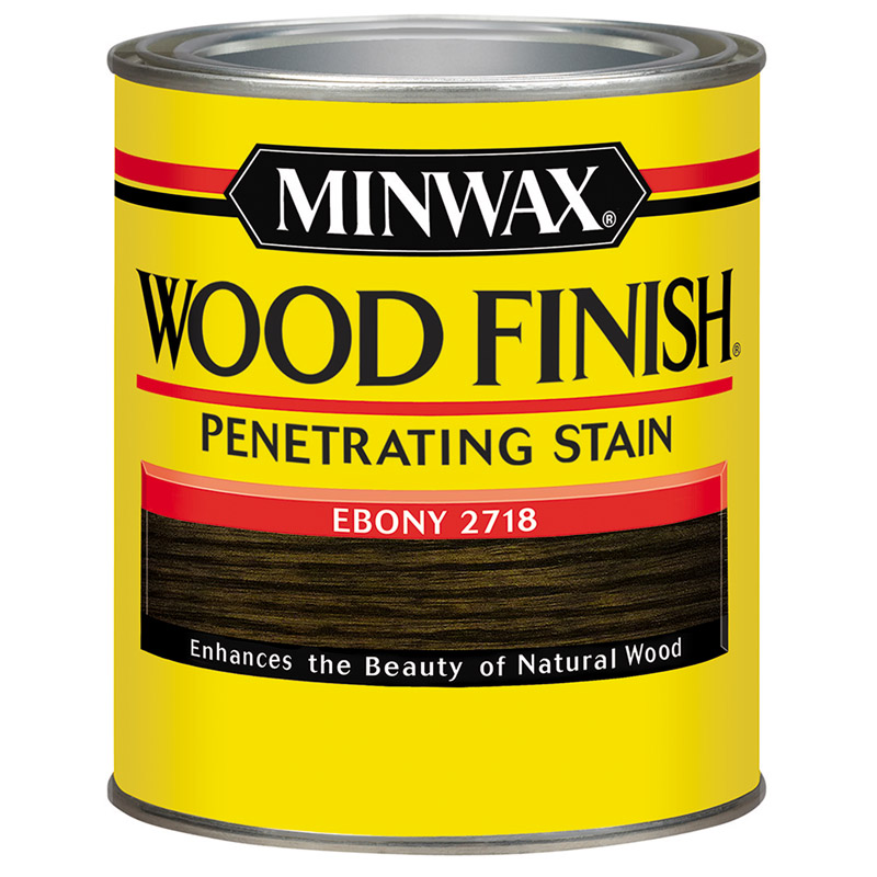 Ebony Wood Finish, 1/2 Pt.