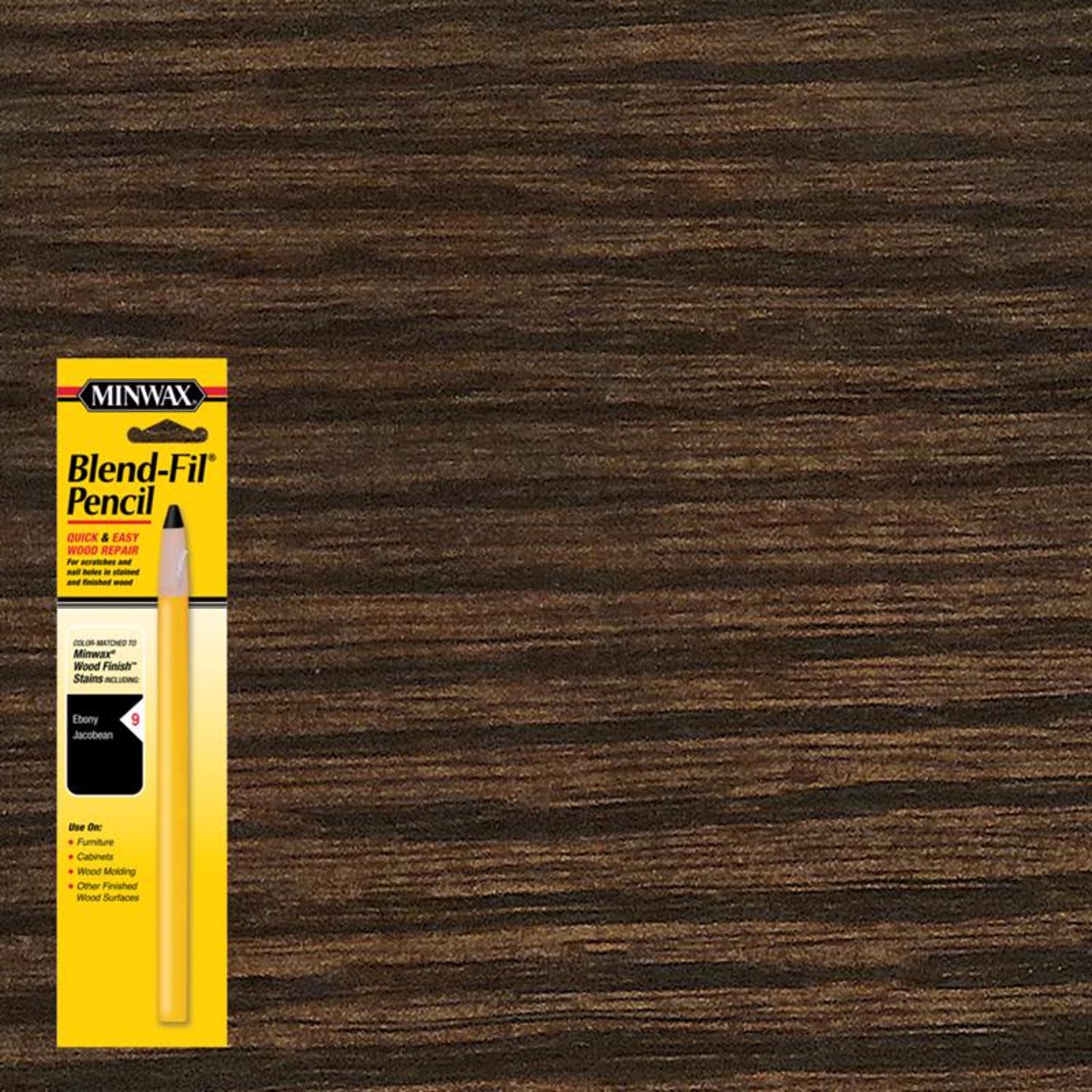 Blend-Fil Pencil #9, Ebony & Jacobean Colors