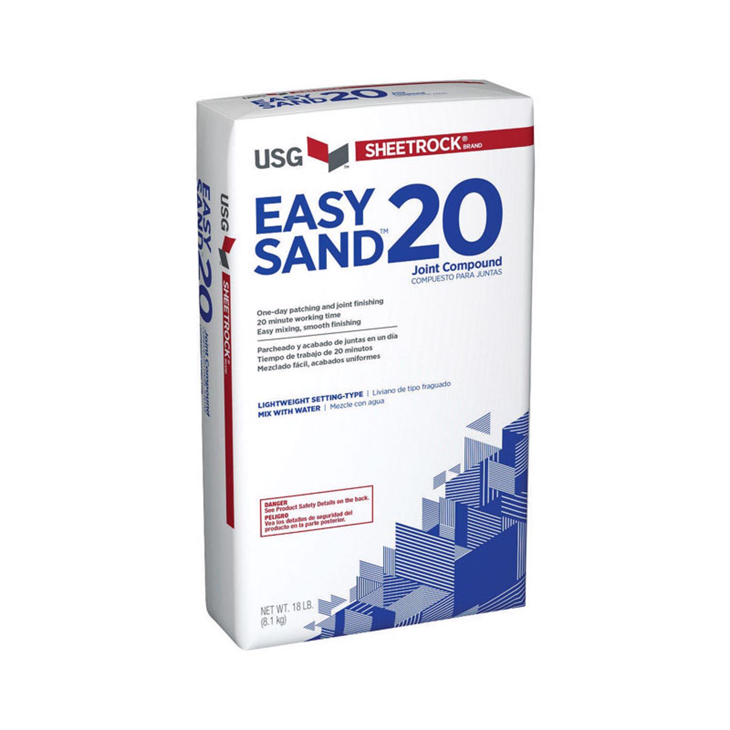 Easy Sand 20 Joint Compound, Lightweight, 18 Lbs.