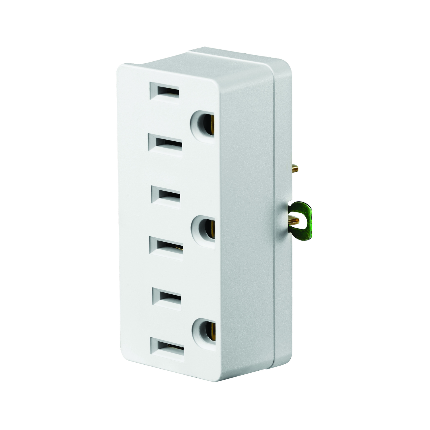 Leviton White 15A 3-Outlet Tap