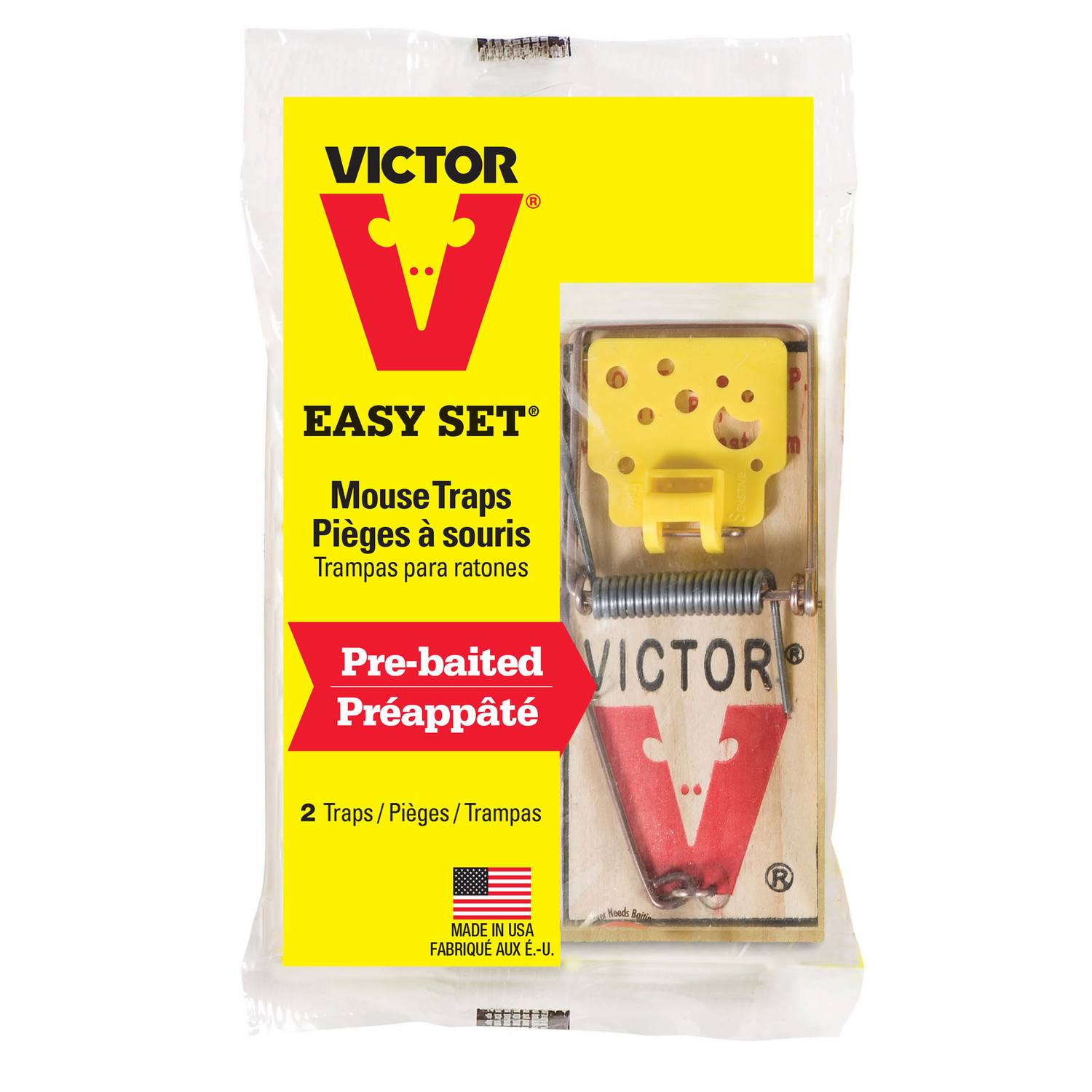 Victor Wide Pedal Mouse Trap (2-Pack)