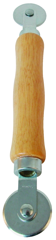 Standard Duty Wood Handle Screen Rolling Tool With Steel Rollers P7505