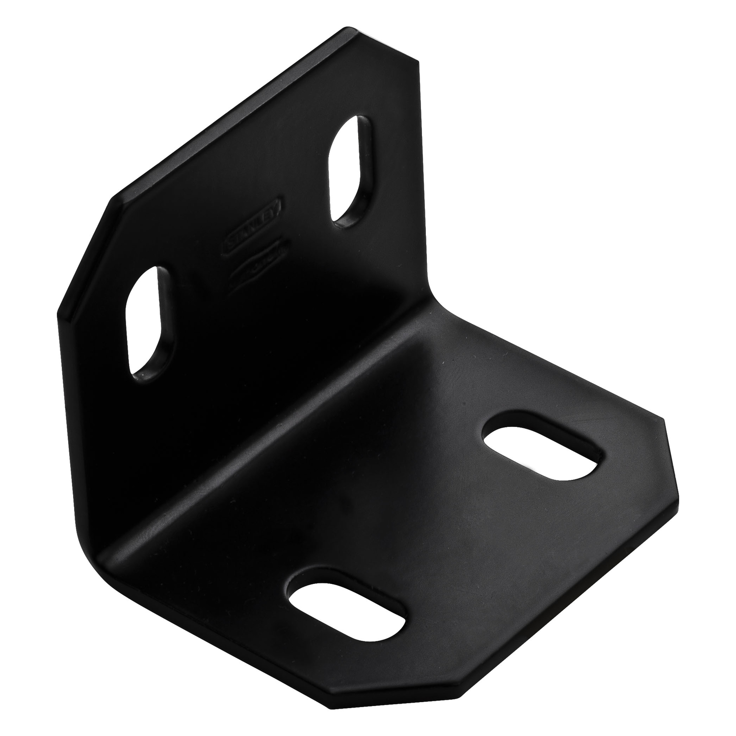 Corner Brace, Black Steel, 3 In.