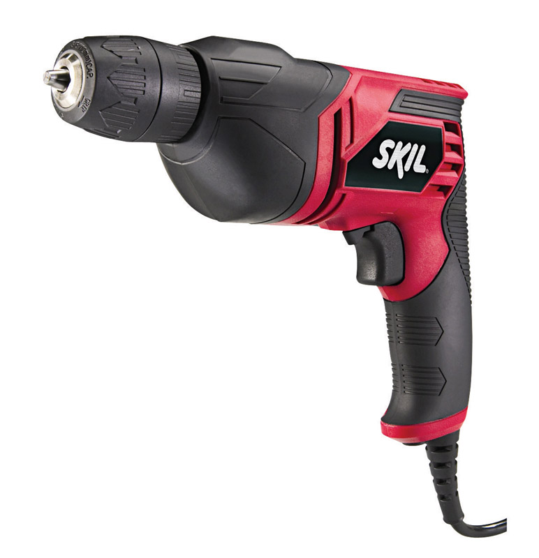 6.5 Amp Corded Electric 3/8 In. Variable Speed Drill/driver With Carrying Case