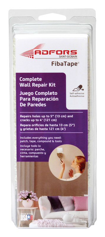 Fibatape 0.5 Ft. L X 6 In. W Fiberglass Mesh Hole Repair Kit