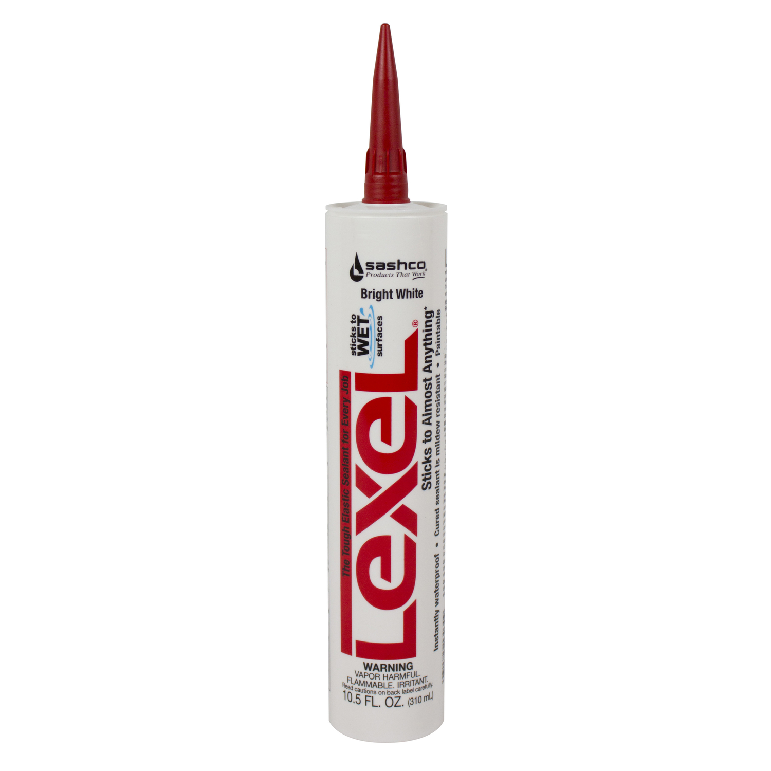 Lexel 10.5 Oz. Bright White Caulk Polymer Sealant - Superior Adhesion & Flexibility