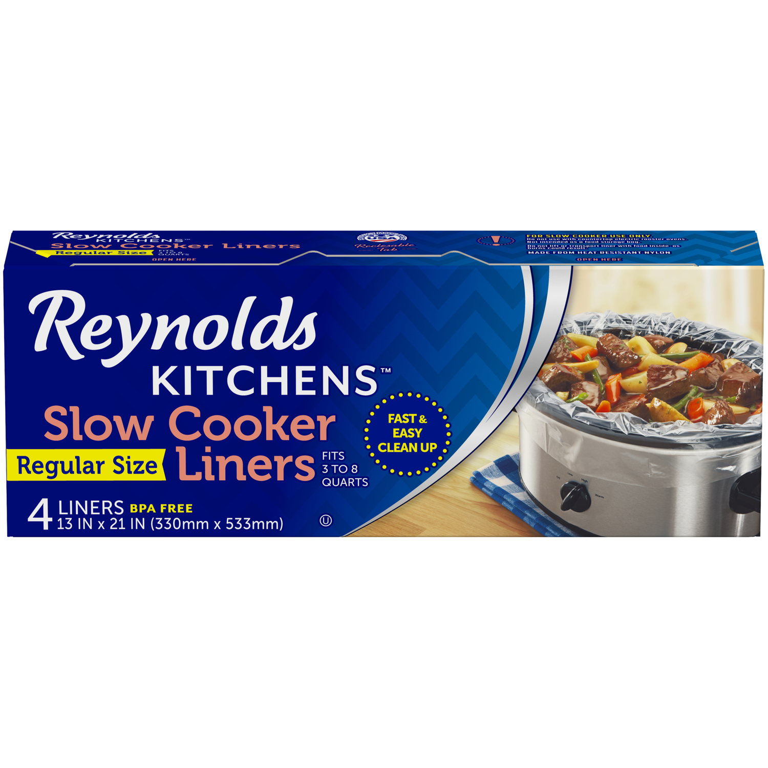 Reynolds Kitchens Slow Cooker Liners (4-Pack)