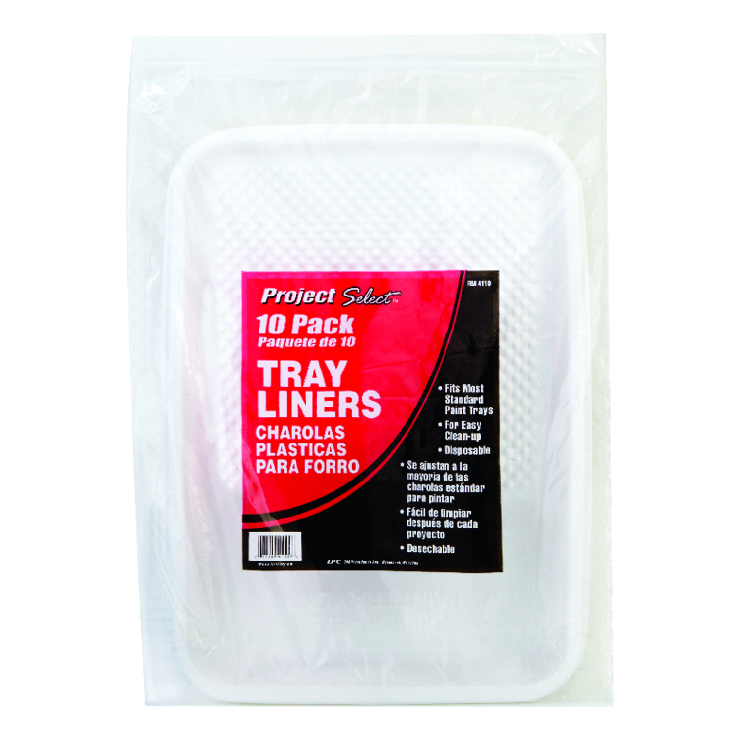 1 Quart Plastic Paint Tray Liner (10-Count)