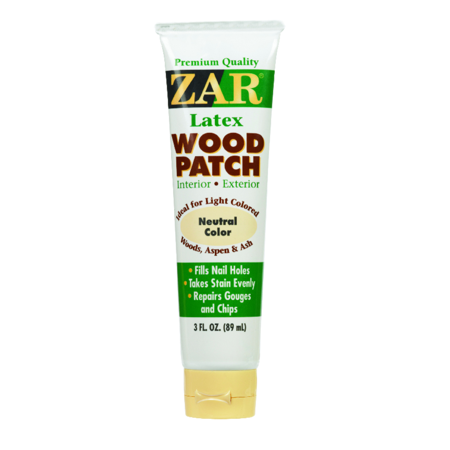 Latex Wood Patch, Neutral, Interior/Exterior, 3 oz.