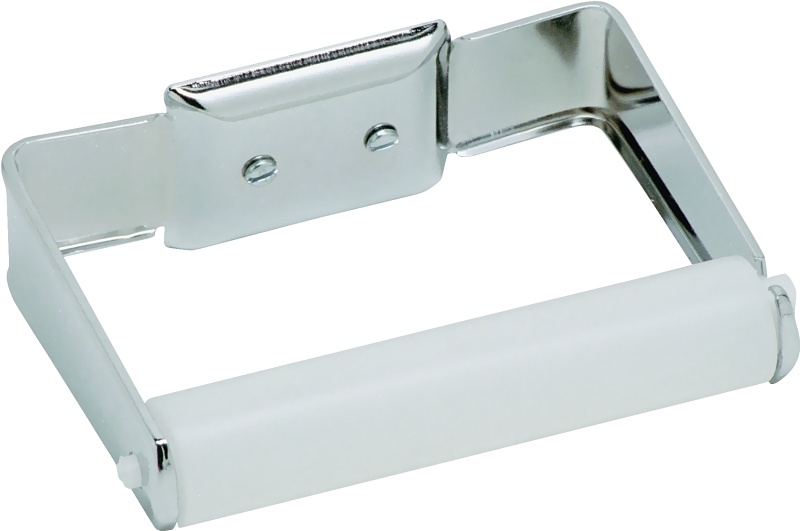 Chrome Wall Mount Toilet Paper Holder, Model 38890, Durable Metal Construction