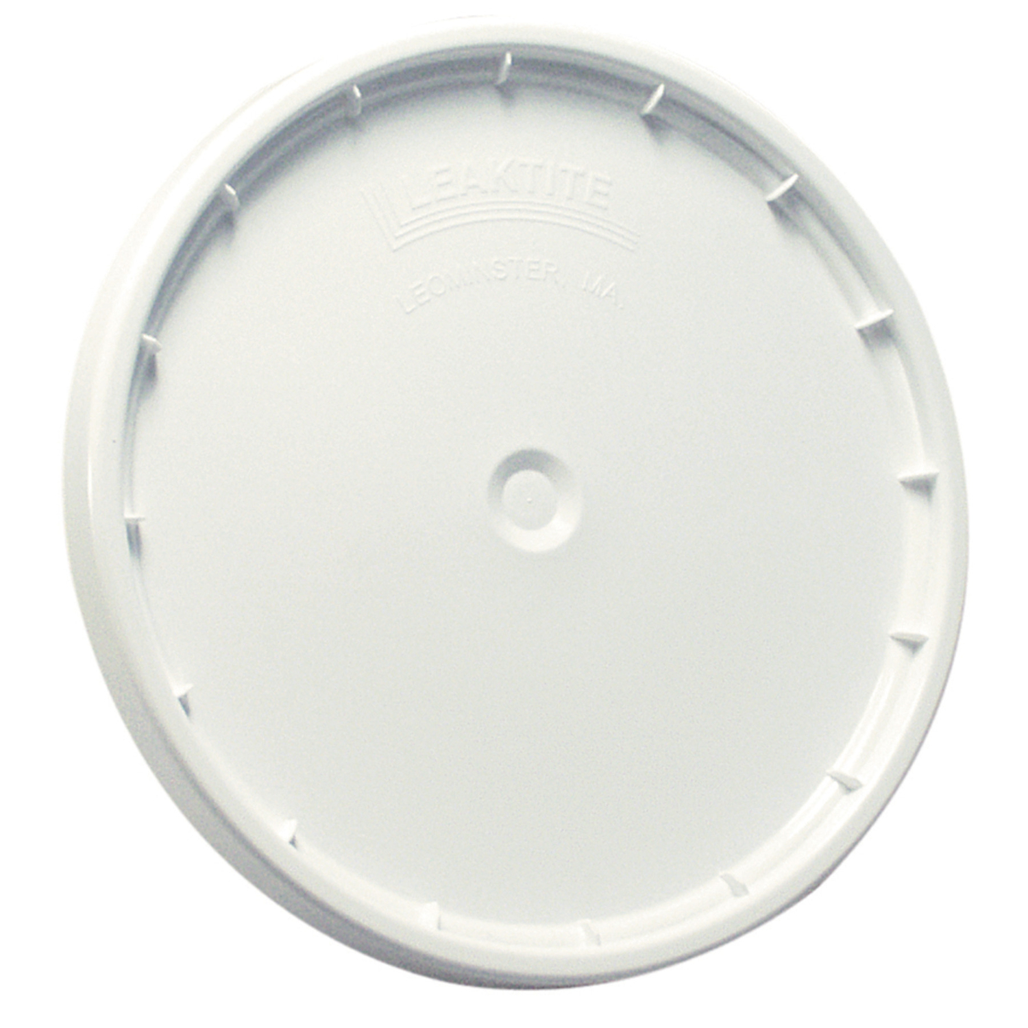 White Plastic Pail Lid, 5-Gallons