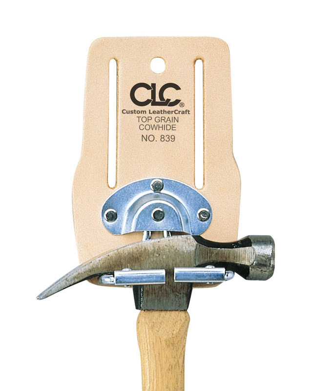 Custom Leathercraft 839 Snapping Hammer Holder - Top Grain Leather, 4.12 In. L X 7.5 In. H
